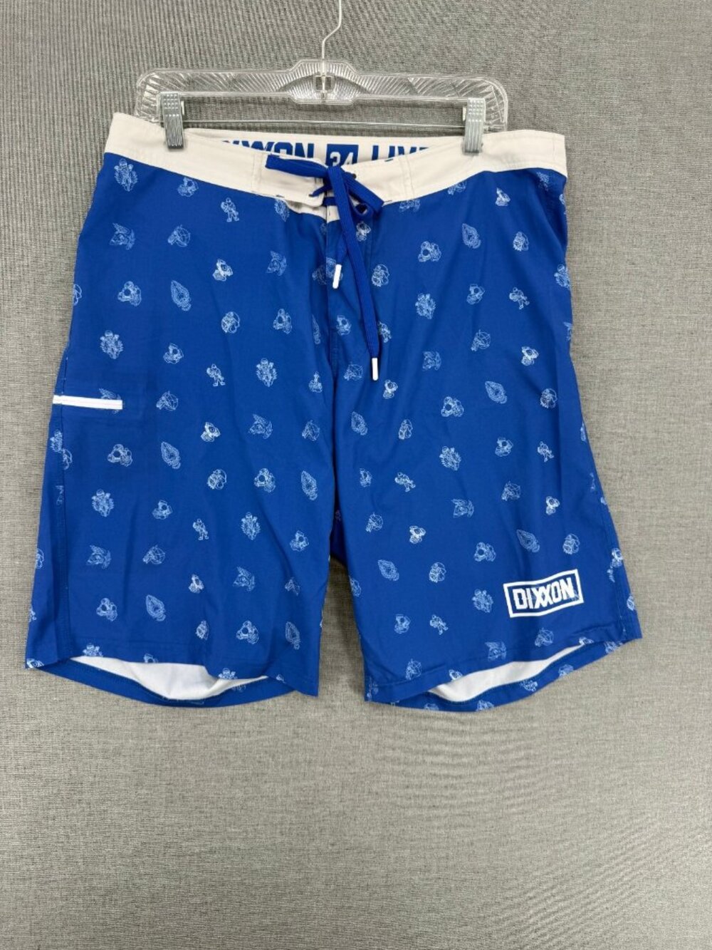 Dixxon Reaper Madness Board Shorts Mens 34 9" Beach Swim Trunks Drawstring